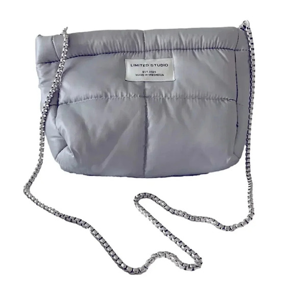 Silver Crossbody Bag - Picture 1 of 6